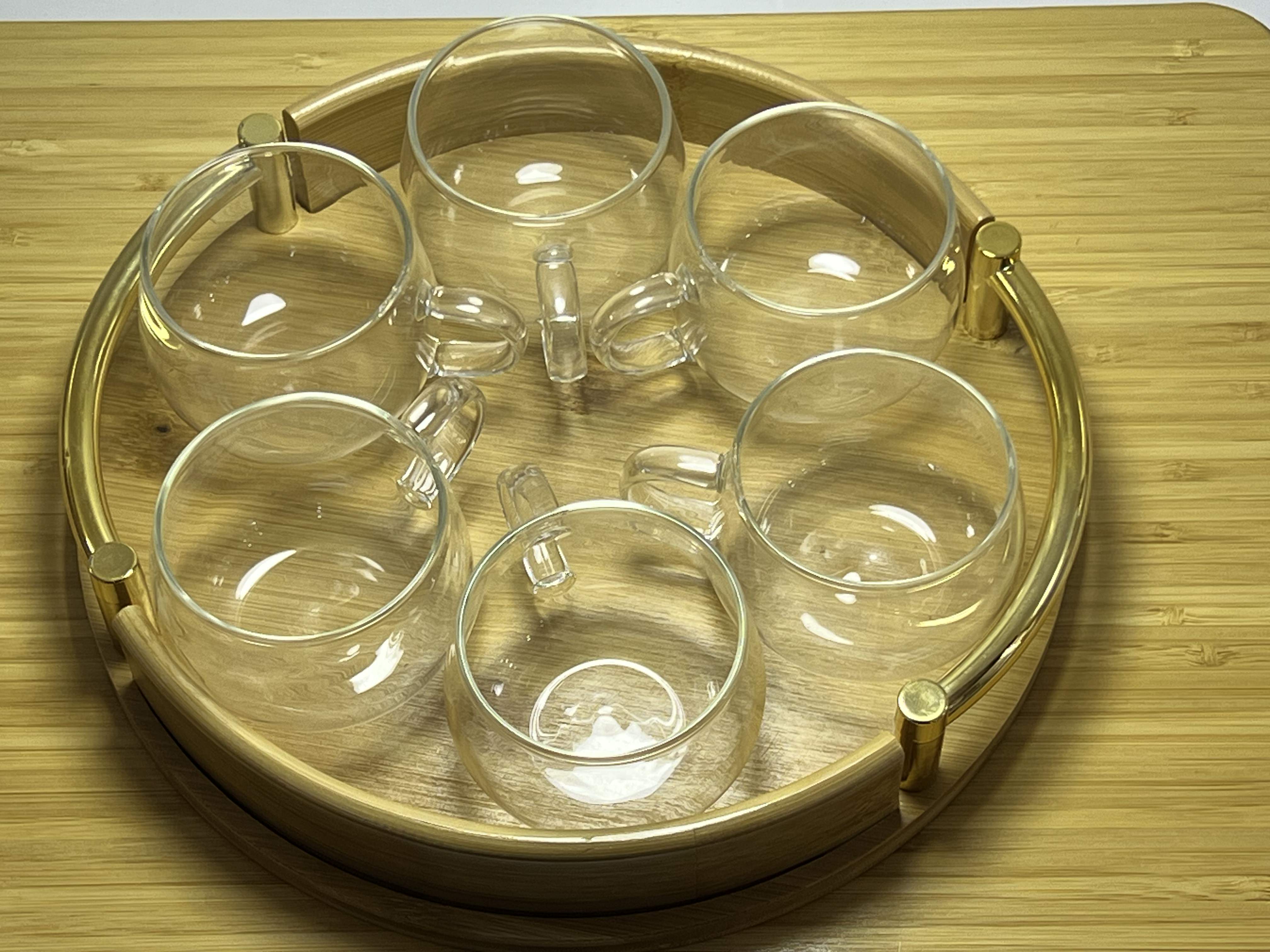 سرویس فنجان چای خوری کوپه ای 6 عددی