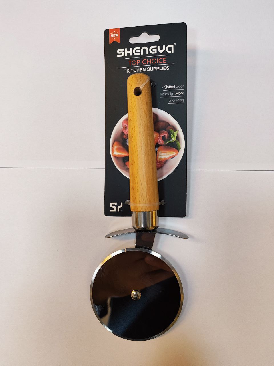 پیتزا بر استیل دسته بامبو شنگیا